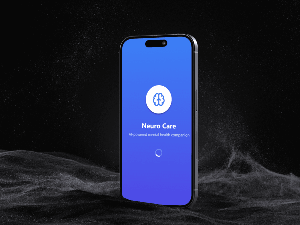 NeuroCare App on iPhone 15 Pro