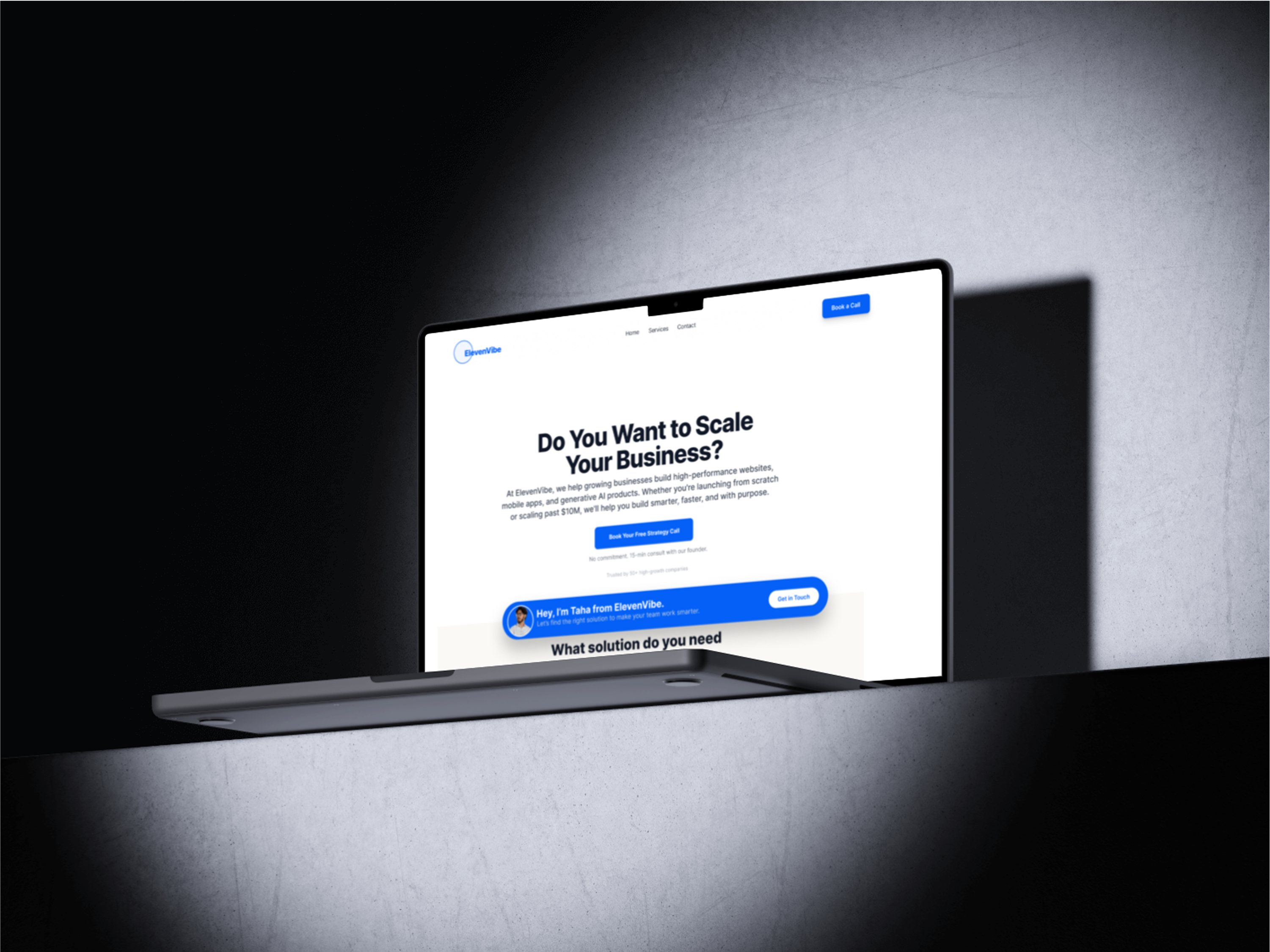 ElevenVibe - Software Agency Landing Page